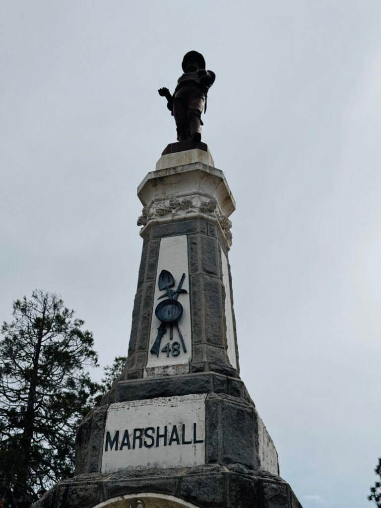 Binary reflections john marshall gold discovery monument